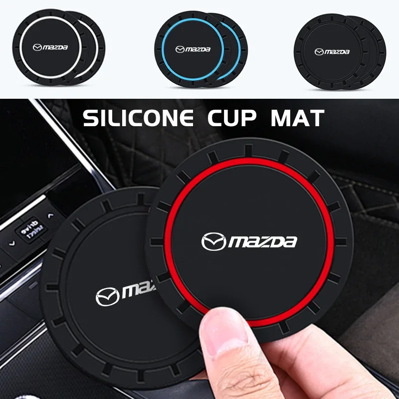 

Anti-Slip Cup Holder Mat Interior Decoration Accessories for Mazda CX-30 CX-5 CX-50 Car Interior Decoration
