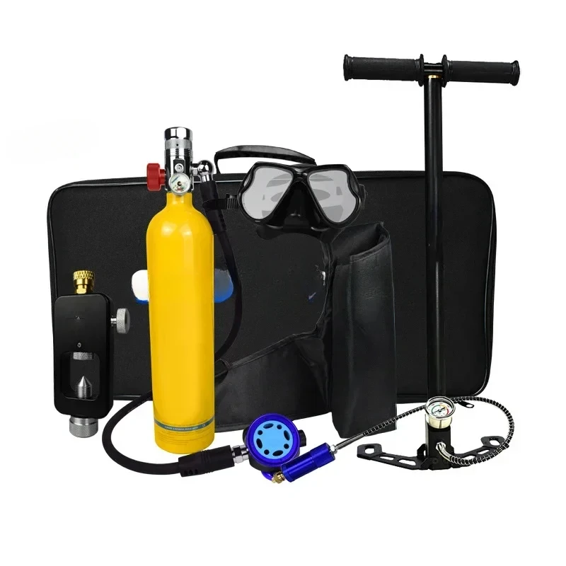 

China Oxygen Cylinder Dive Scuba Portable 1L Lung Tank Swim Mask with Tank