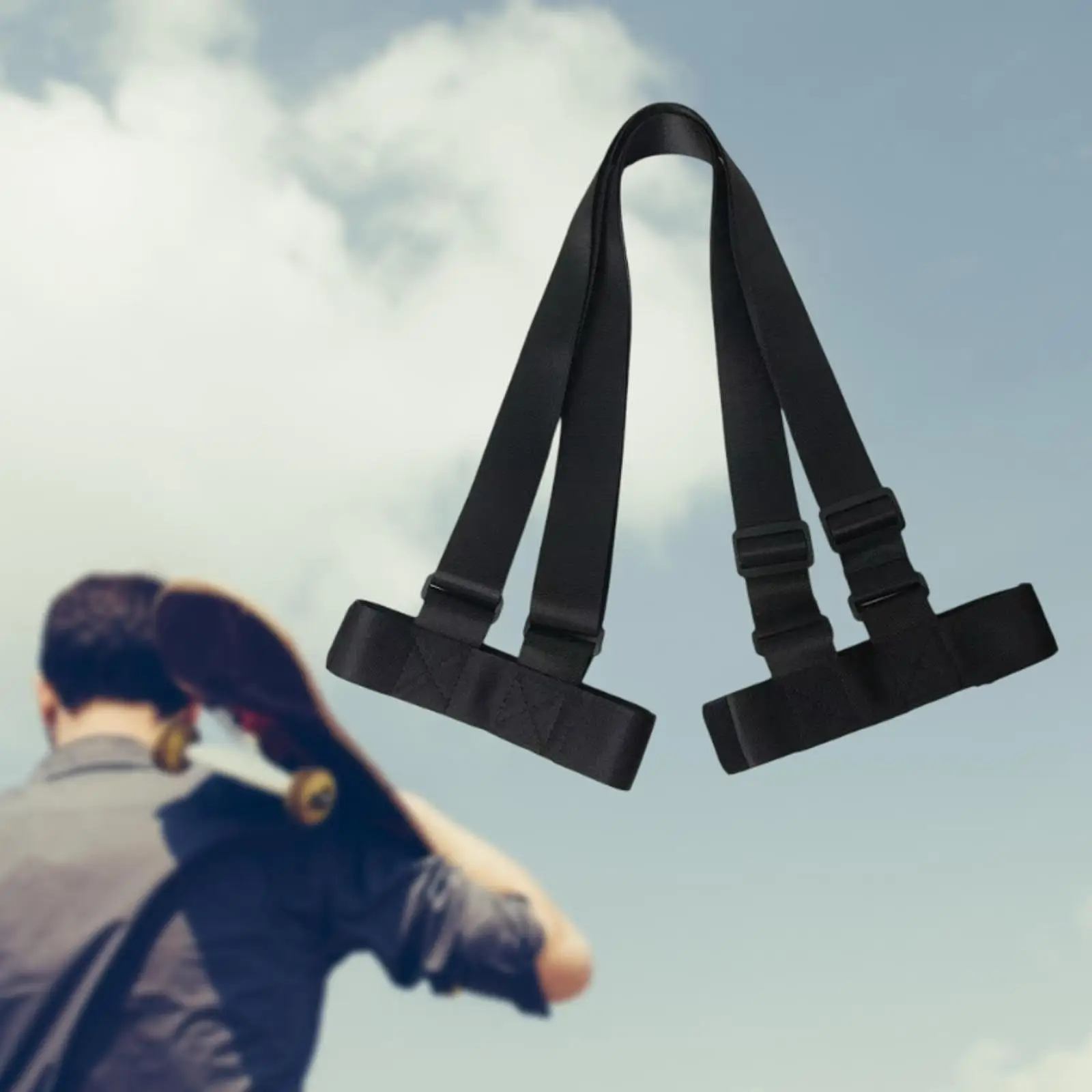 

Премиальный нейлоновый ремень для переноски скейтборда, легкий регулируемый ремень для сумок для роликовых коньков и снаряжения для скейтбординга