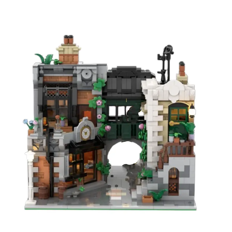 Spot MOC-212483 2210pcs Moderne Architectuur DIY Kleine Deeltje Montage Bouwstenen Educatief Speelgoed Model Gift Set Ornamenten