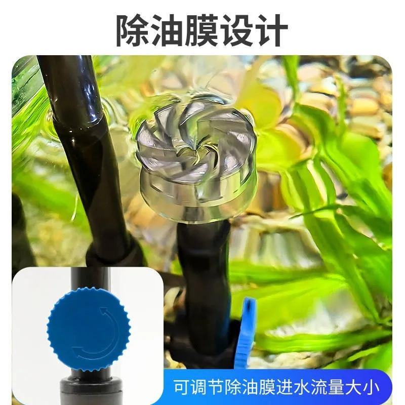 Fish Tank Filter Oxygen Filter All-in-one Machine Water Purification Circulation Three-in-one Circulation Water PumpWall-mounted