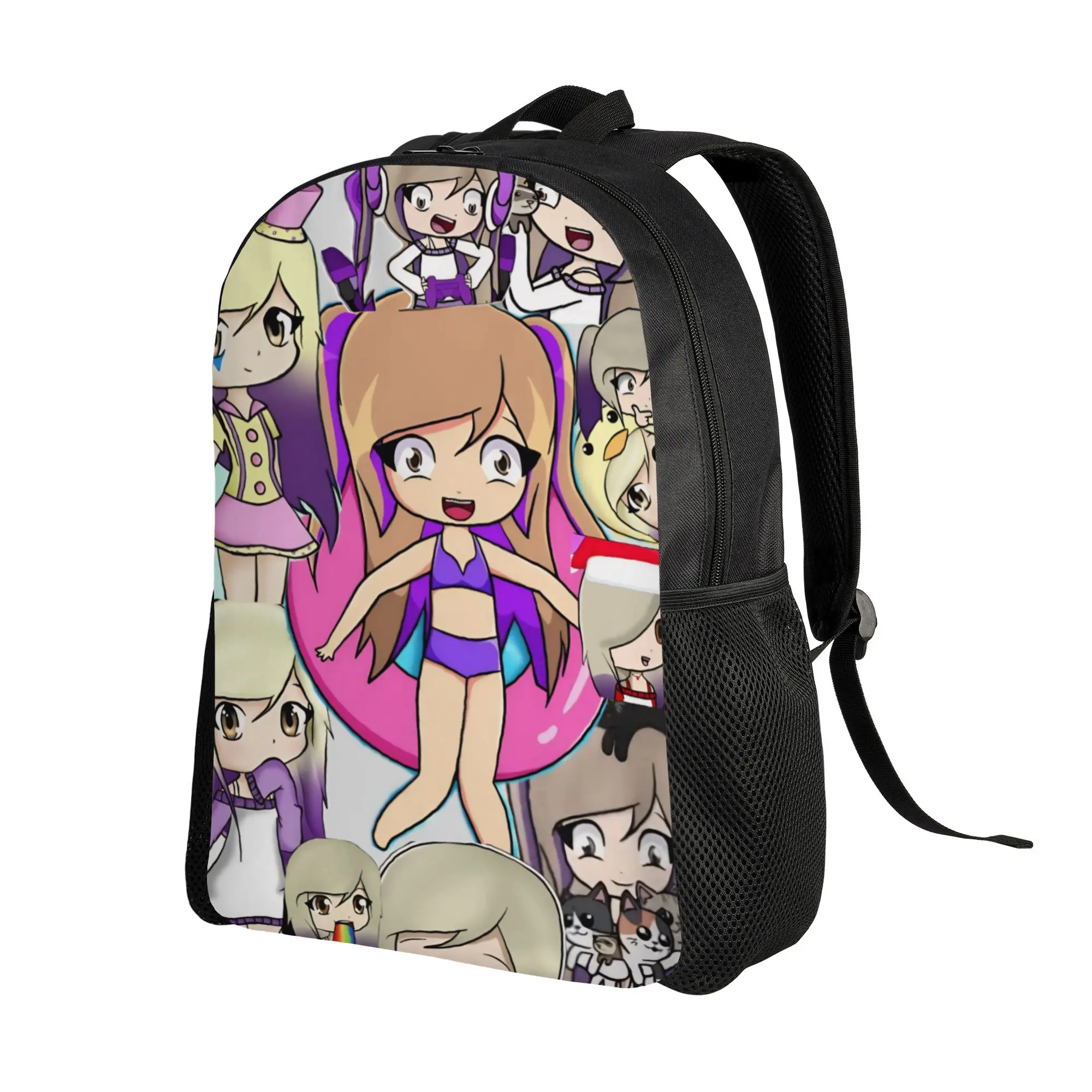 Dense Real Mix Collage Lyna Vallejos  Little Backpack for Girls Boys Toddler Cartoon Backpacks School Bag