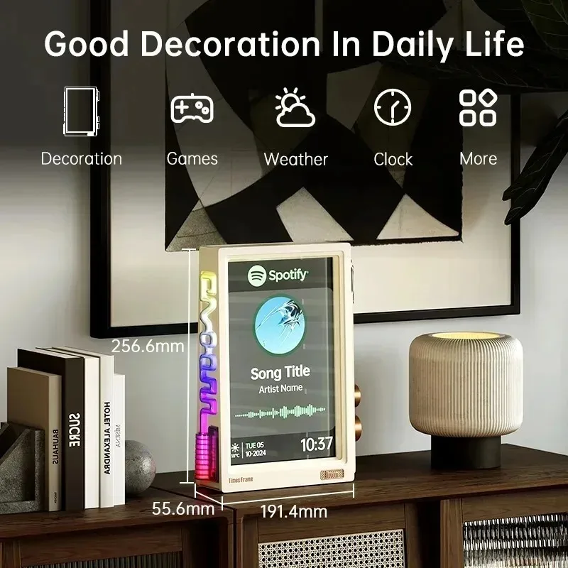 Times Frame WiFi 10.1-inch Intelligent High-definition Pixel Display Screen Electronic Display Clock