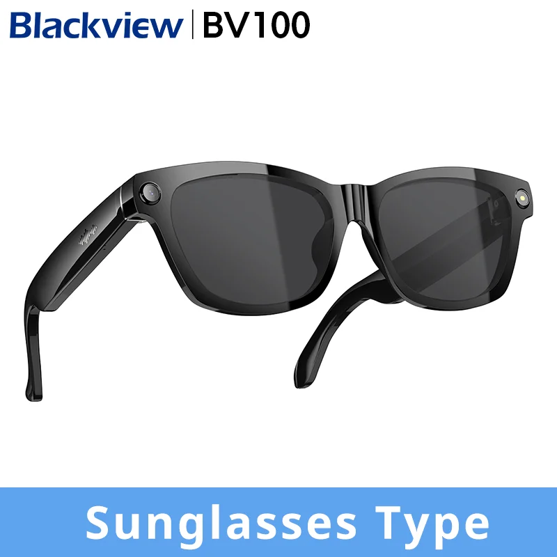 世界初公開】Blackview BV100 AIスマートグラス 800万画素 2K HDカメラ