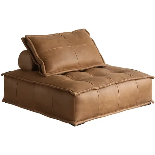 

Nordic leather modular sofa Piedmont first layer leather sofa