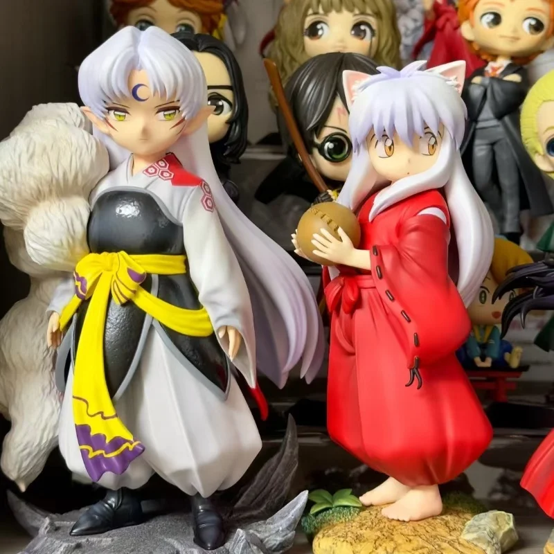 18 centimetri Anime Inuyasha Figura Sesshomaru Figure Bakusaiga Sesshoumaru Figurine Modello Statua Collezione di Bambole Decorazione Giocattoli Regali