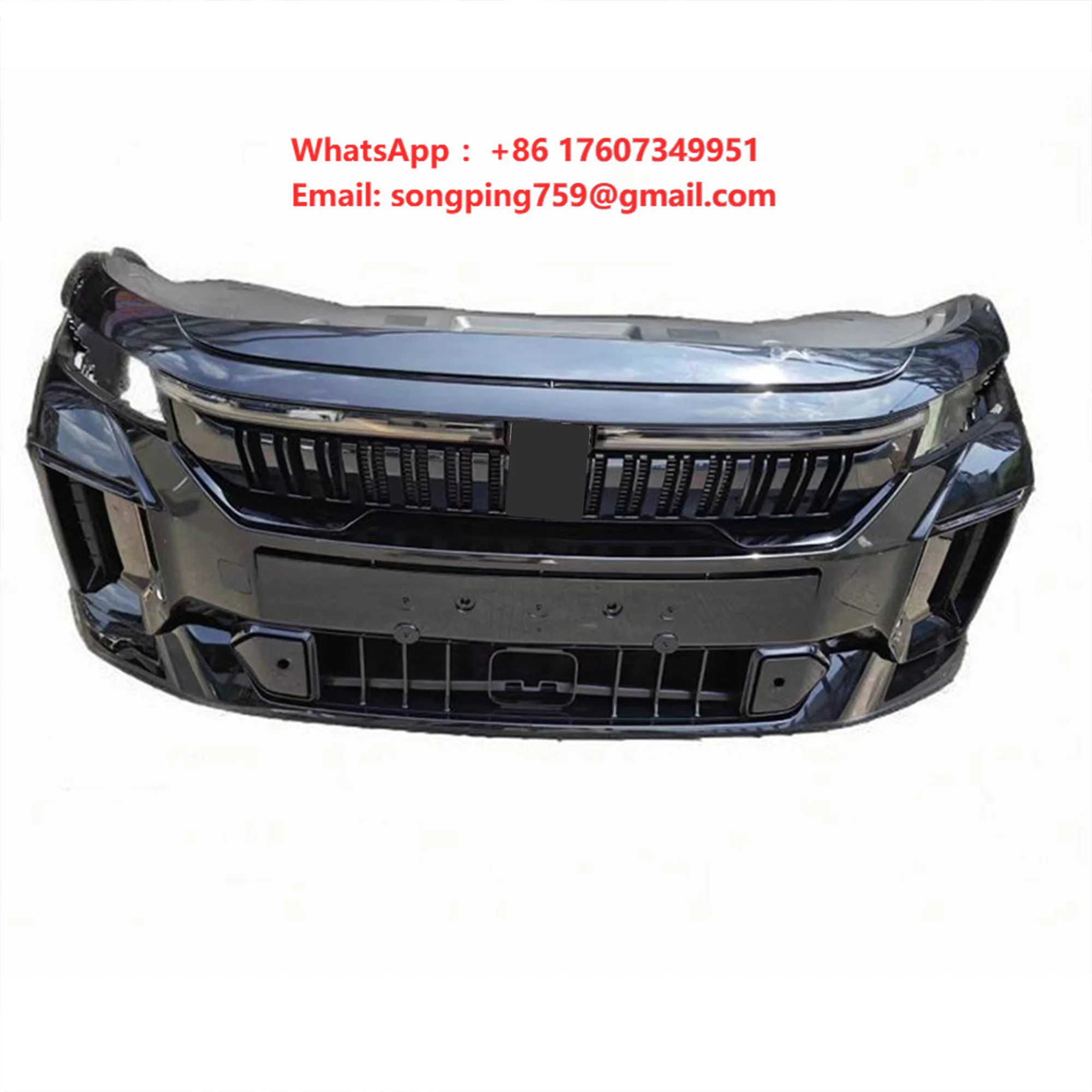 Front bumper Assembly For Fits Voyah FREE 318 Zhiyin Zhuiguang Dreamer with radiator front end face Bumper Complete nose cut