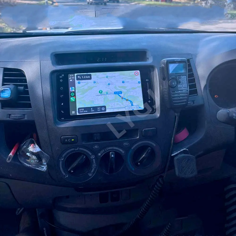 

STLFFor Toyotas Hilux 2005-2014 Wireless Carplay 4-64G Android 13 Android Auto Car Stereo Radio GPS Wifi