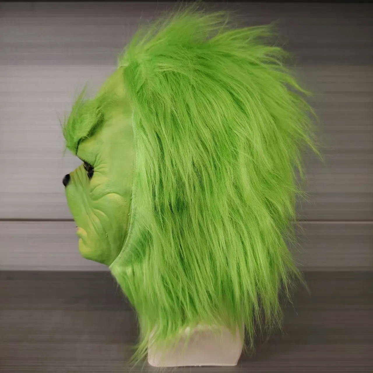 New Halloween Green Monster Latex Mask Toy Creative Funny Scary Cosplay Costume Headgear Props For Pranks & NPC Party