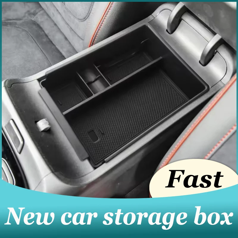 For Hyundai Tucson NX4 2021 2022 2023 Highland Center Console Armrest Storage Organizer Box Tray Sunglasses Phone Holder