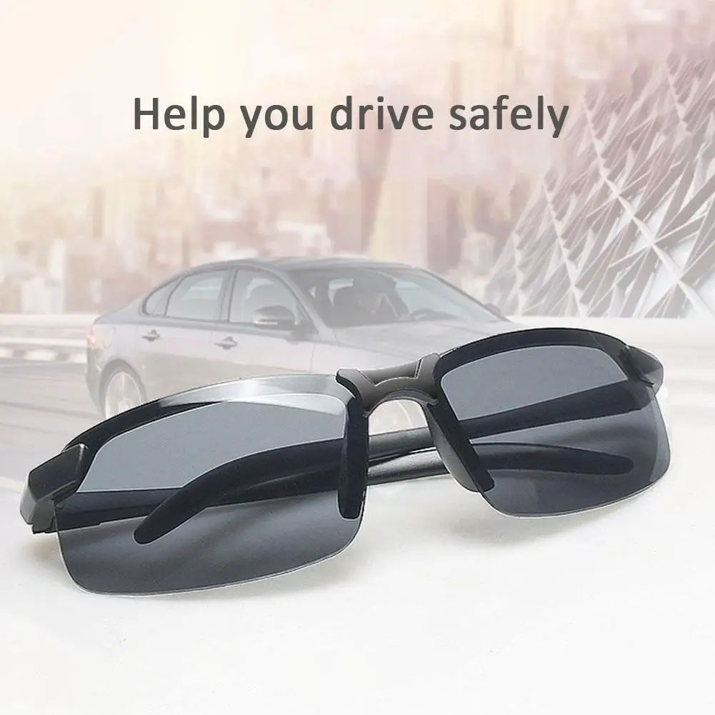 

Driving Polarized Sunglasses Men Frame Sport Sun Glasses Driver Retro Goggles Sunglass UV400 Anti-Glare