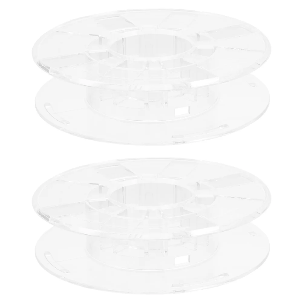 

2pcs Filament Spool Reel for 3D Printer Parts Accessories Easy Storage Organizer Compact Portable Workshop Use