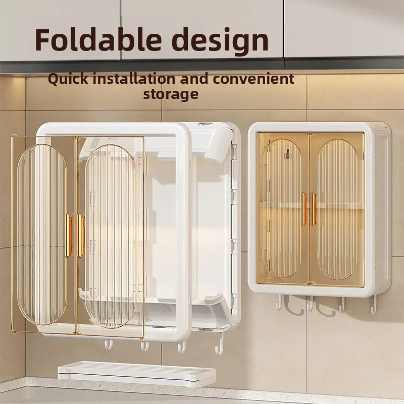 Toilet wall mounted paper drawer storage box, light luxury waterproof, no punching, large high-end toilet paper box