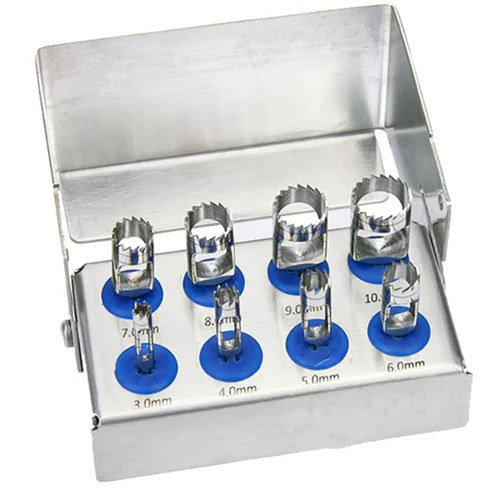 Imagen 2 del producto 1 Juego de implante Dental, fresa trefina larga, implante quirúrgico, punzón de tejido para implante Dental, producto de laboratorio de odontología, instrumento quirúrgico