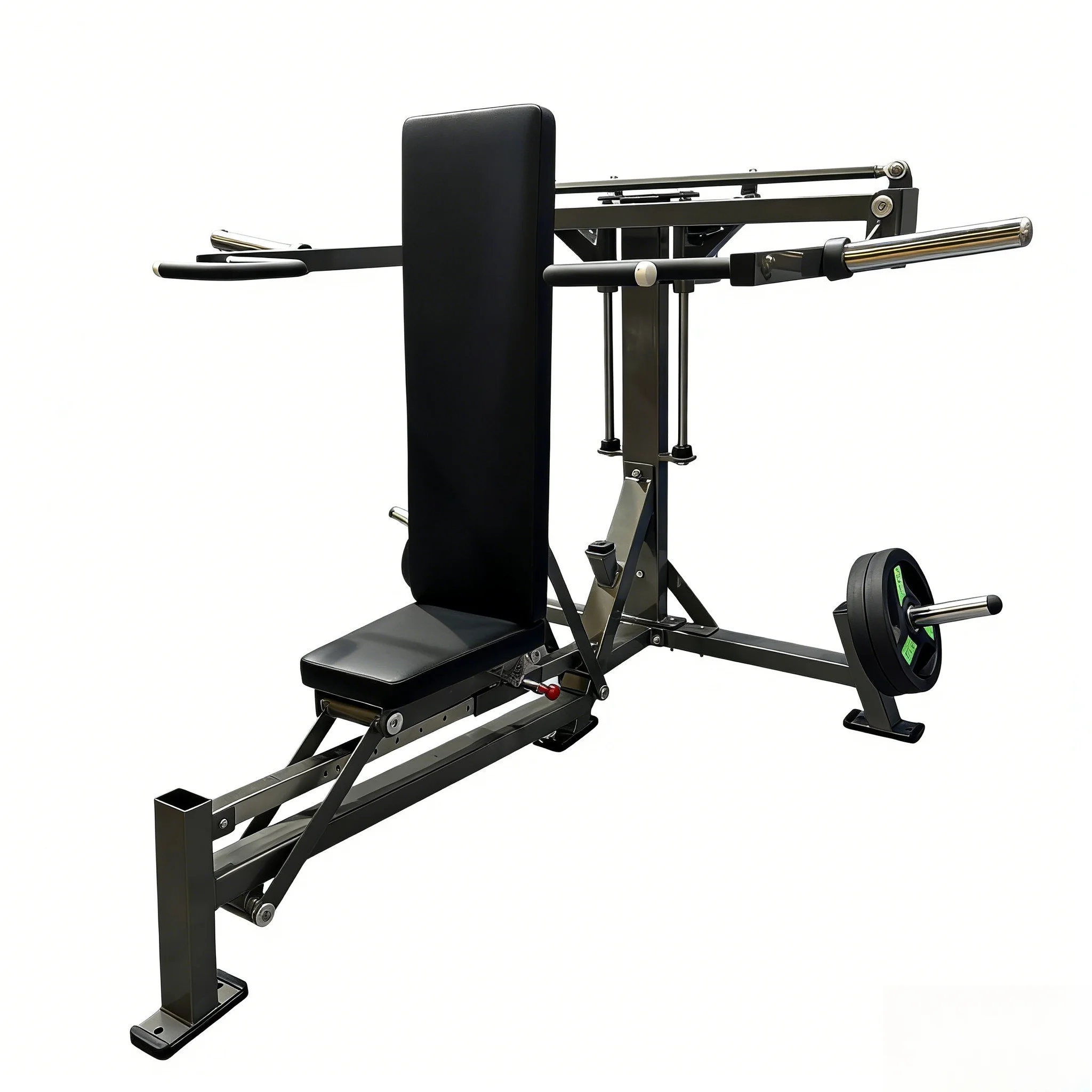 Steel 3-in-1 Bench Press Machine Incline Chest Shoulder Press Adjustable Commercial Use 200kg Capacity Multifunctional Fitness
