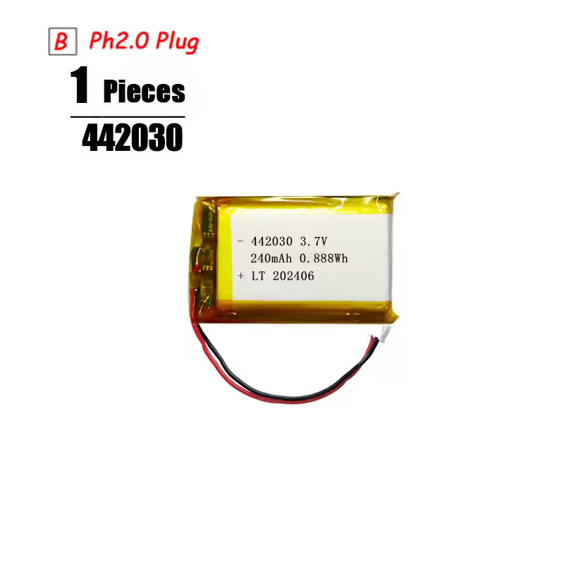 3.7V Lipo Battery Ph2.0 Plug Rechargeable Lithium Battery 3.7V For PS4 Humidifiers GPS Navigation  Bluetooth Speaker MP3 MP4 - Image 9