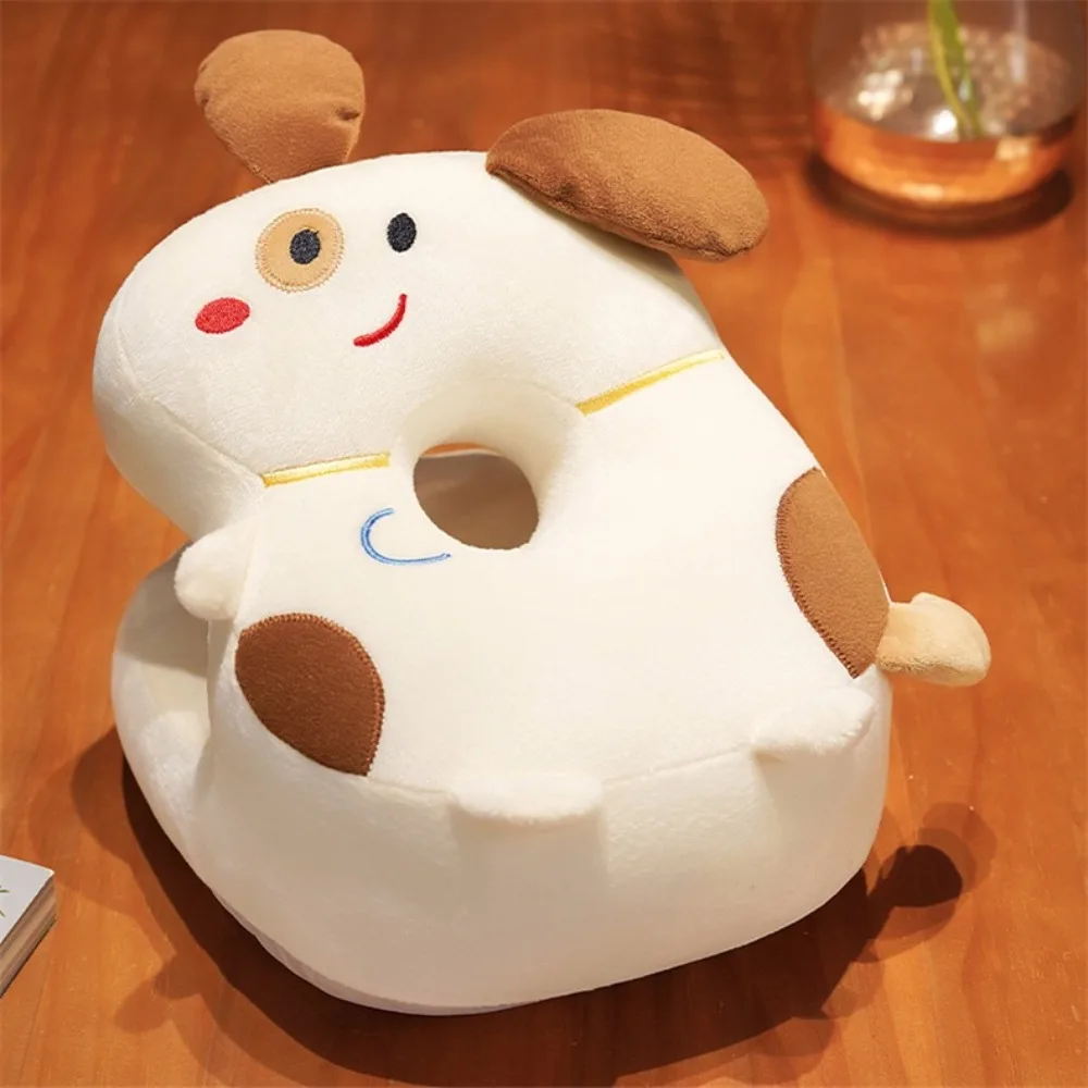 

Double-sided Hand Warmer Pillow Plush&Ice Silk Super Soft Dinosaur Office Nap Pillow Keep Warm Giraffe Puppy Pillow Stuffed Toy