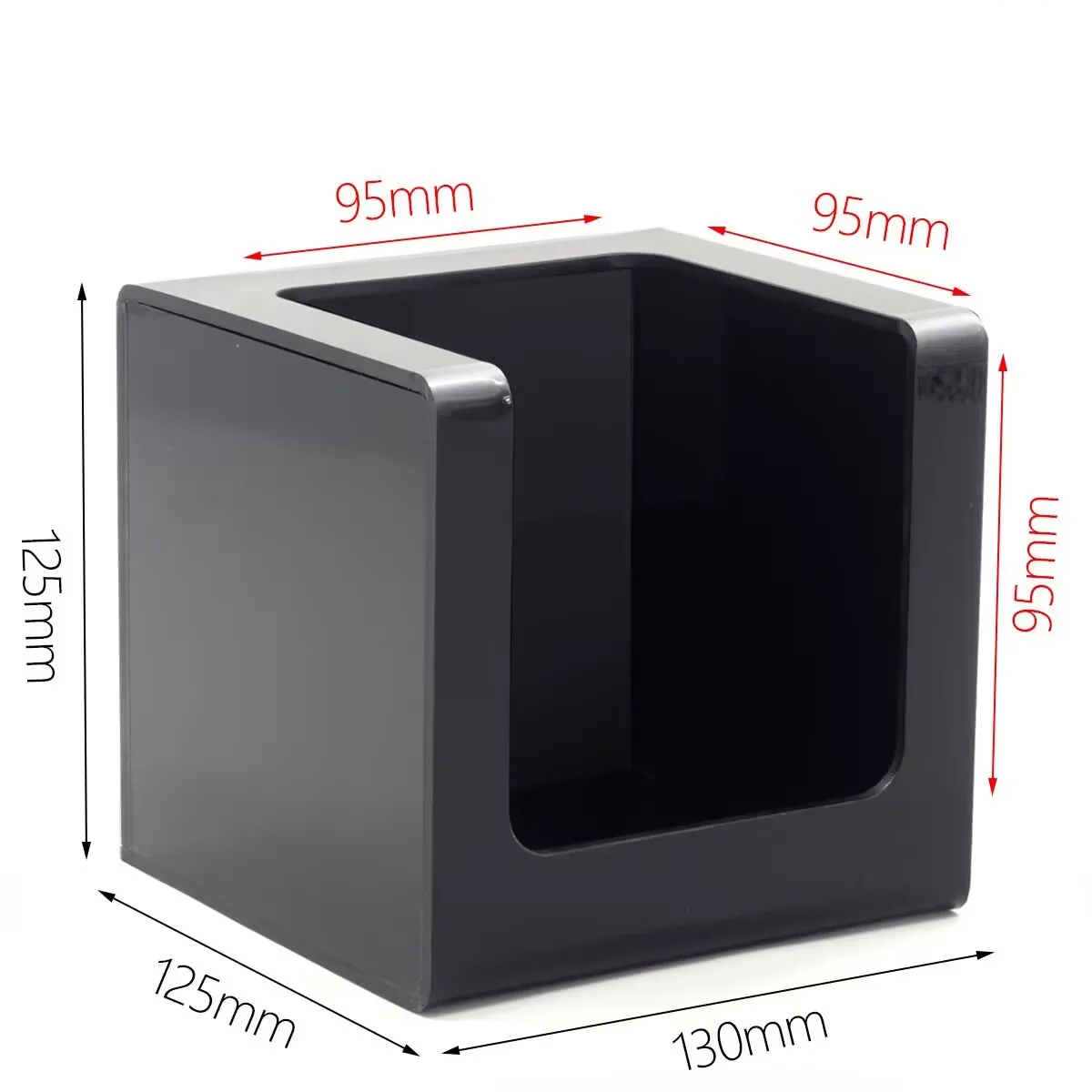 

Stainless Steel Acrylic Restaurant Tissue Storage Box Milk Tea Shop Commercial Coffee Hall Simple Style Organizer