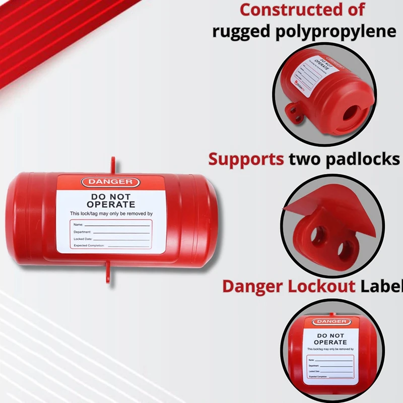ล็อคปลั๊กไฟฟ้าสําหรับ Lockout Tagout - อุปกรณ์ล็อคสายไฟ 220 โวลต์, ล็อคสายไฟต่อ, เกรดอุตสาหกรรม
