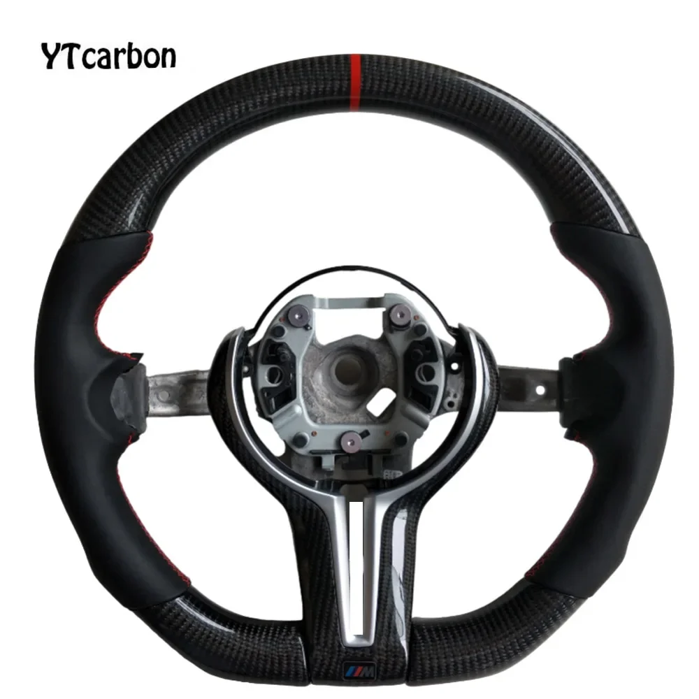 

YTcarbon Custom Carbon steering wheel For F30 M Sport Steering Wheel X5 F35 F80 F15 F16 F25 M3 M4 M2 Steering Wheel