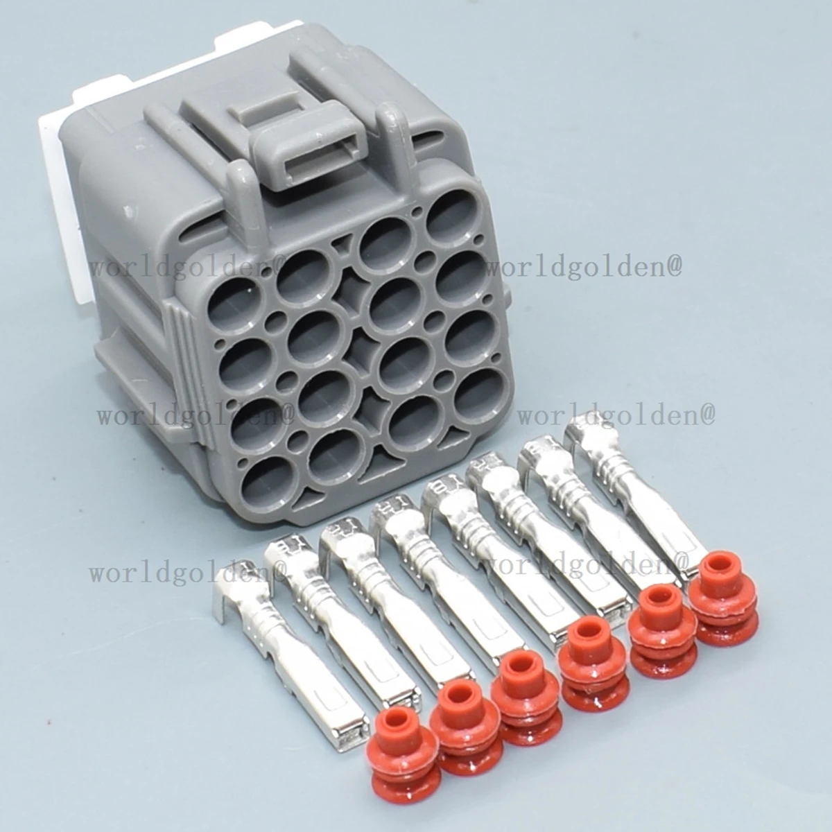 6189‑0715 6188‑0495 16Pin Auto Connector, Car Transmission Oil Pump Wiring Harness Male Female Socket Plug With Copper Terminals