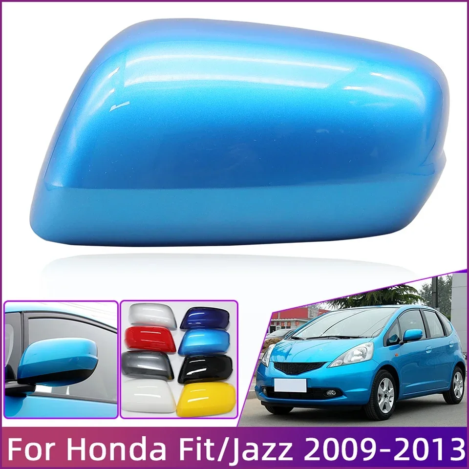 

Rearview Mirror Cover Lid For Honda Fit Jazz GE6 GE8 2009 2010 2011 2012 2013 Mirror Cap Side Shell Housing High Quality Painted