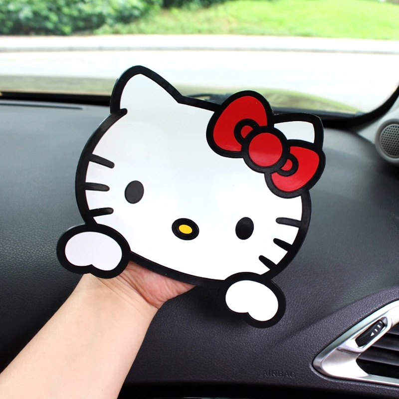 Kawaii Sanrio Hello Kitty Auto Anti-Rutsch-Matte KT rutschfeste Aufbewahrungsmatte Auto Innenverkleidung Armaturenbrett Geldbörse Telefonpad