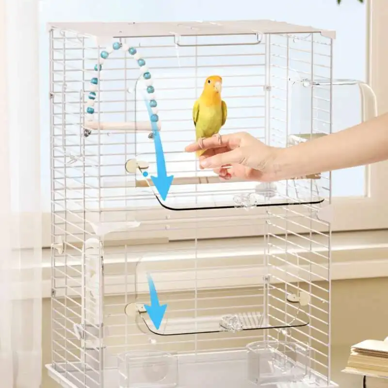 

Nest Parrot Bird Cage Toys Accessories Palomas Cover Hammock Rabbit Cage Hamster Canary Gabbia Per Uccelli Bird Supplies CY50BC