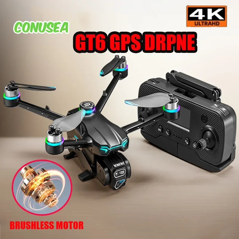 GPSドローン GT6 5G Wifi FPVクアッドコプタードローン 4Kカメラ搭載 プロ仕様 ブラシレスドローン ヘリコプター リモートコントロール レーシングドローン
