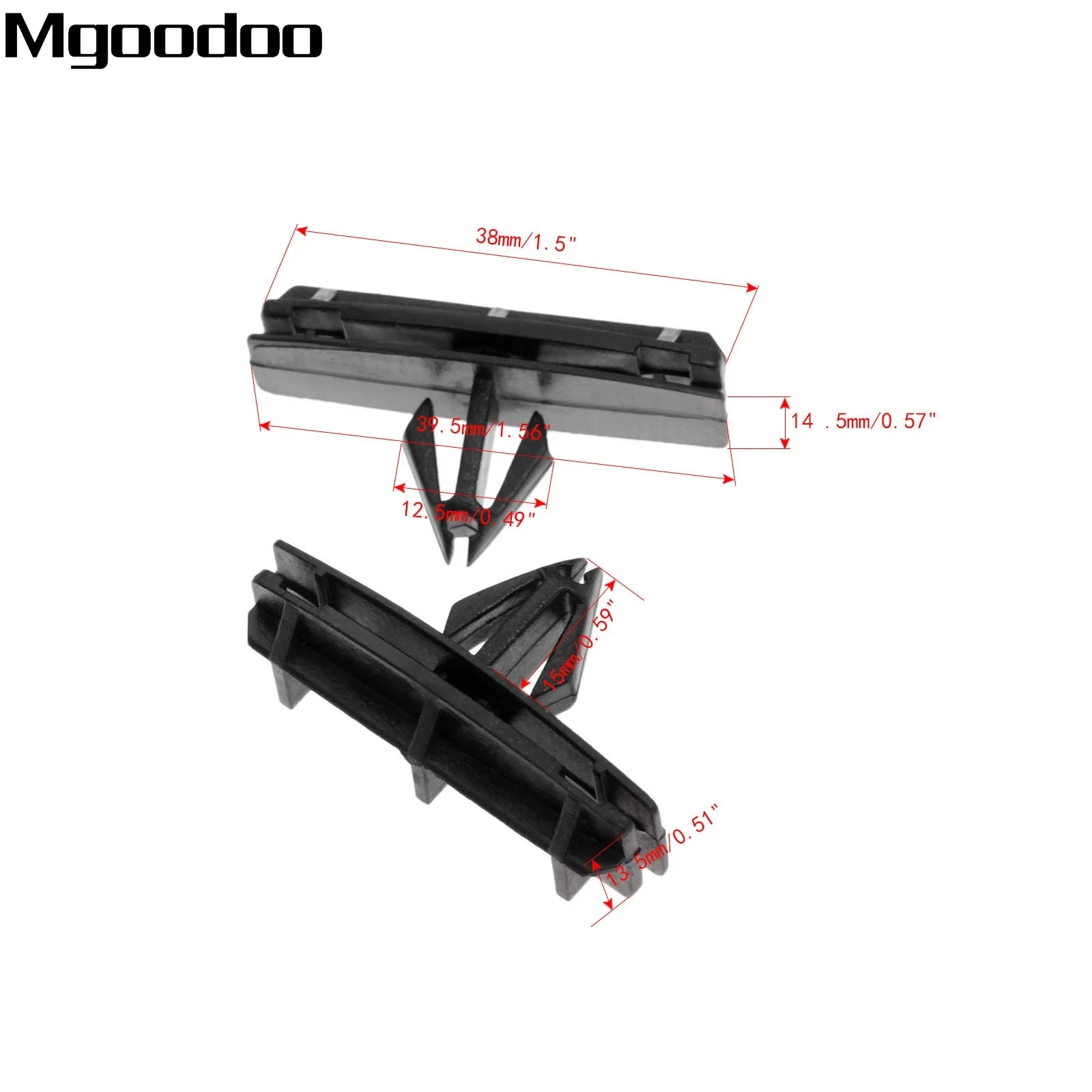 25pcs Fender Panel Flare Moulding Clips 68039280-AA For Jeep Wrangler JK 2007-2015 Nylon Fastener Clip Car Rivets Automobile