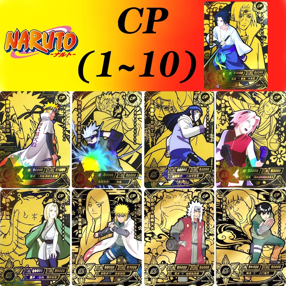 KAYOU NARUTO CP card 1~10 series Haruno Sakura Uchiha Itachi rare Collection card Christmas birthday gift Game toys
