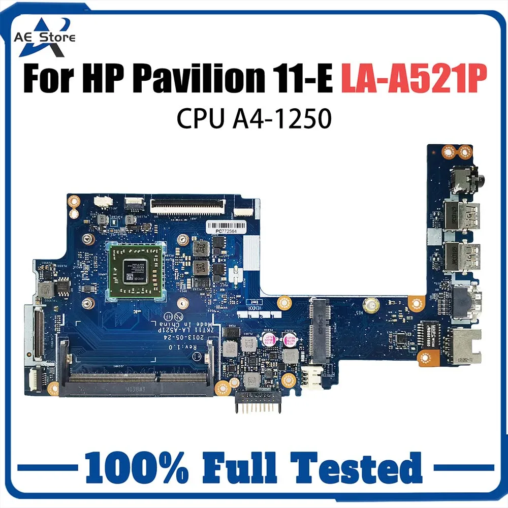 

Материнская плата ноутбука HP Pavilion 11-E 744185 -001LA-A521P 744189 -001 Материнская плата для ноутбука A4-1250 AMD CPU