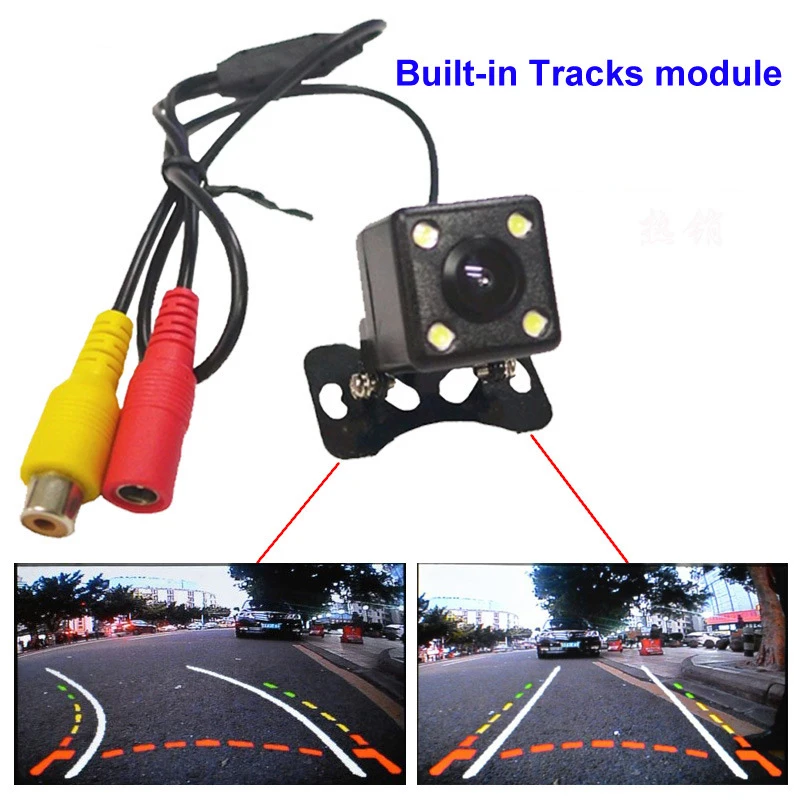 Wide Angle HD Car Rearview Camera Rear View Video Vehicle Camera Backup Reverse Camera 12 LED Night Vision Parking Camera