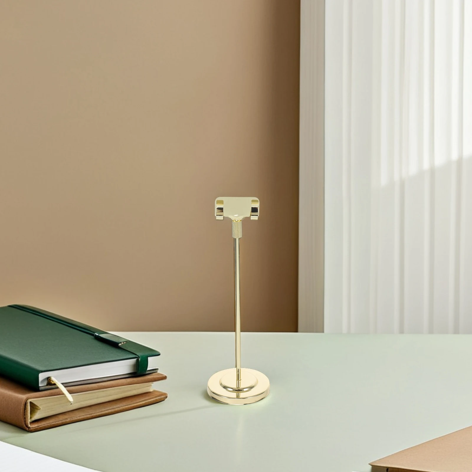 Desktop Note Holder Menu Clip Photo Stand Business Cards Clips Memo Office Message Folder