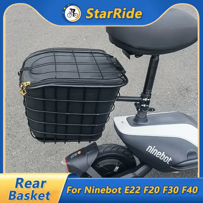 

Universal Electric Scooter Front and Rear Basket for Ninebot E22 F20 F30 F40 Electric Scooter Waterproof Basket Accessories