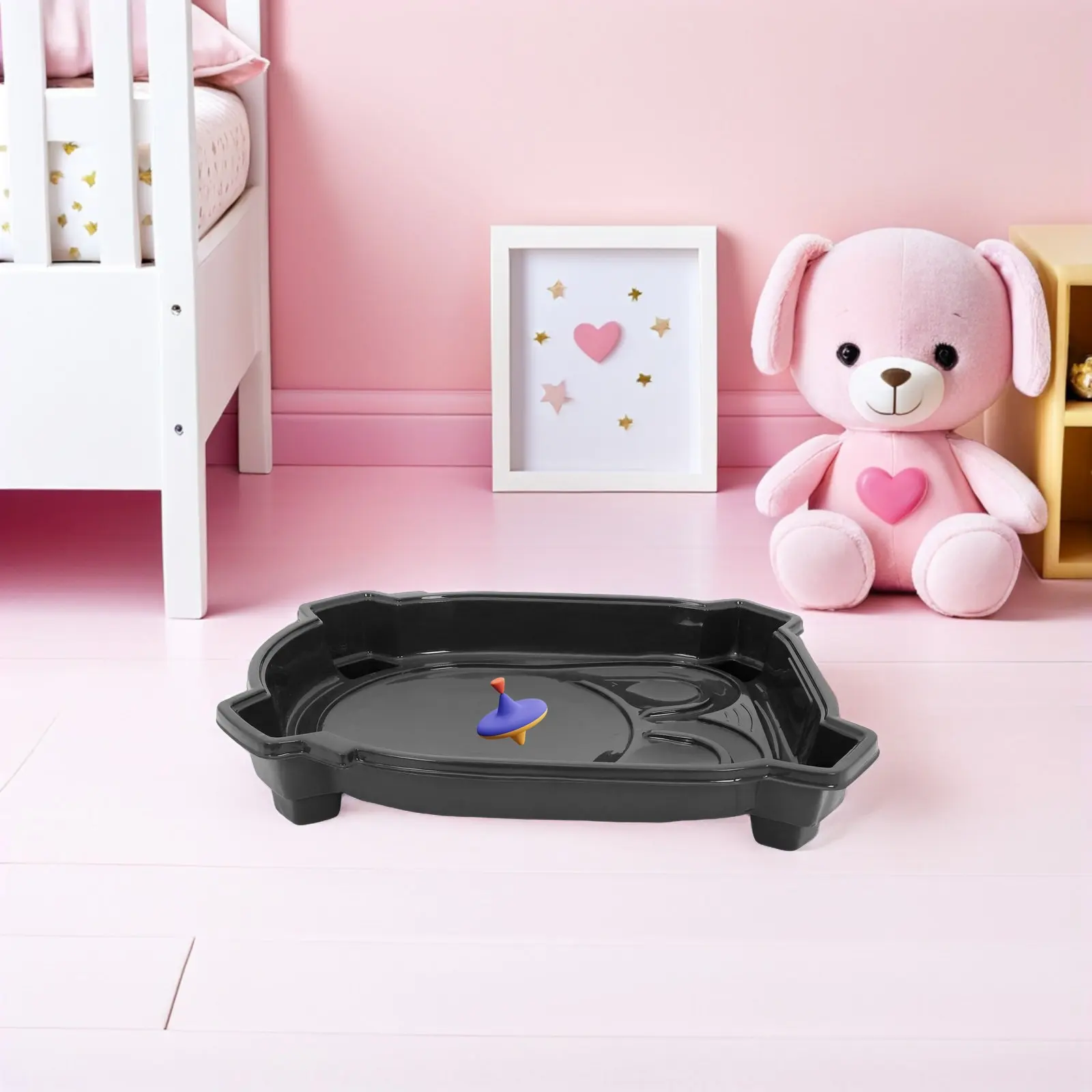 

Plastic Gyro Match Board Training Plate 165x135mm Lightweight Portable Square Stadium for Home Indoor Burst Gyro