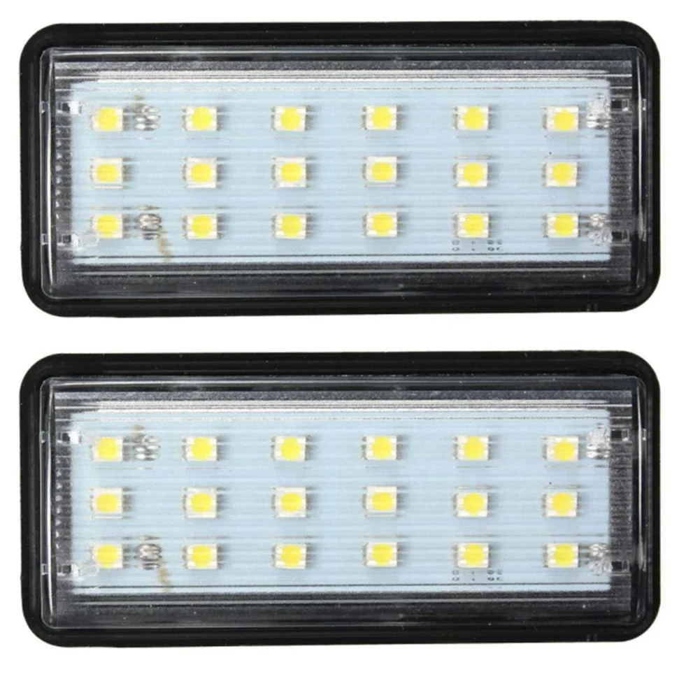 Car License plate light white 18 SMD LED For Lexus LX470 LX570 2008-2012 For Toyota J100 Land Cruiser/Reiz 2004-2009