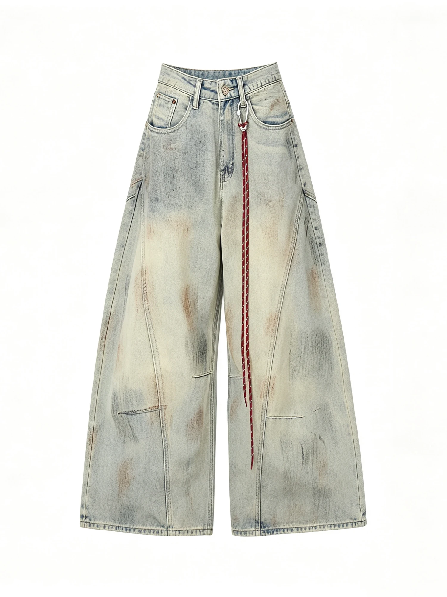 Women Blue Y2K Baggy Jeans Vintage American Harajuku Jean Pants Grunge Hiphop Oversize High Street Wide Leg Denim Trousers 2026