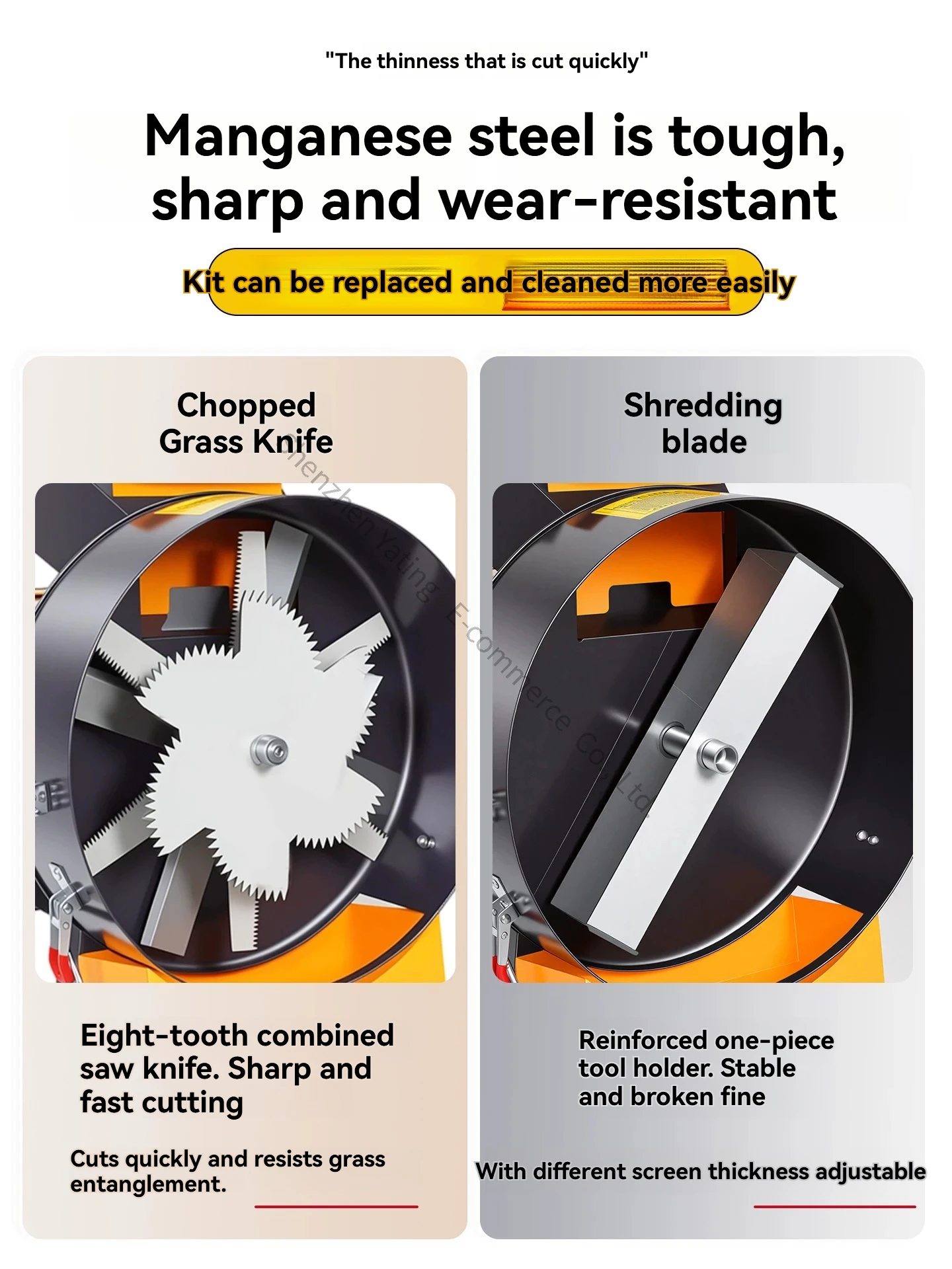 Straw chopper Straw Corn Crusher Vegetable Crusher Household Chicken Feeding Grass Crusher Small Breeding Hogweed Chopper