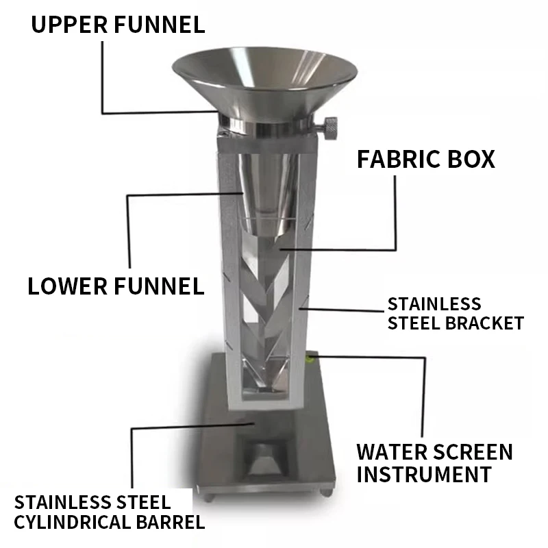 XF-5060 Scott Volume Meter Metal Powder Bulk Density Tester Chemical Powder Particle Scott Volume