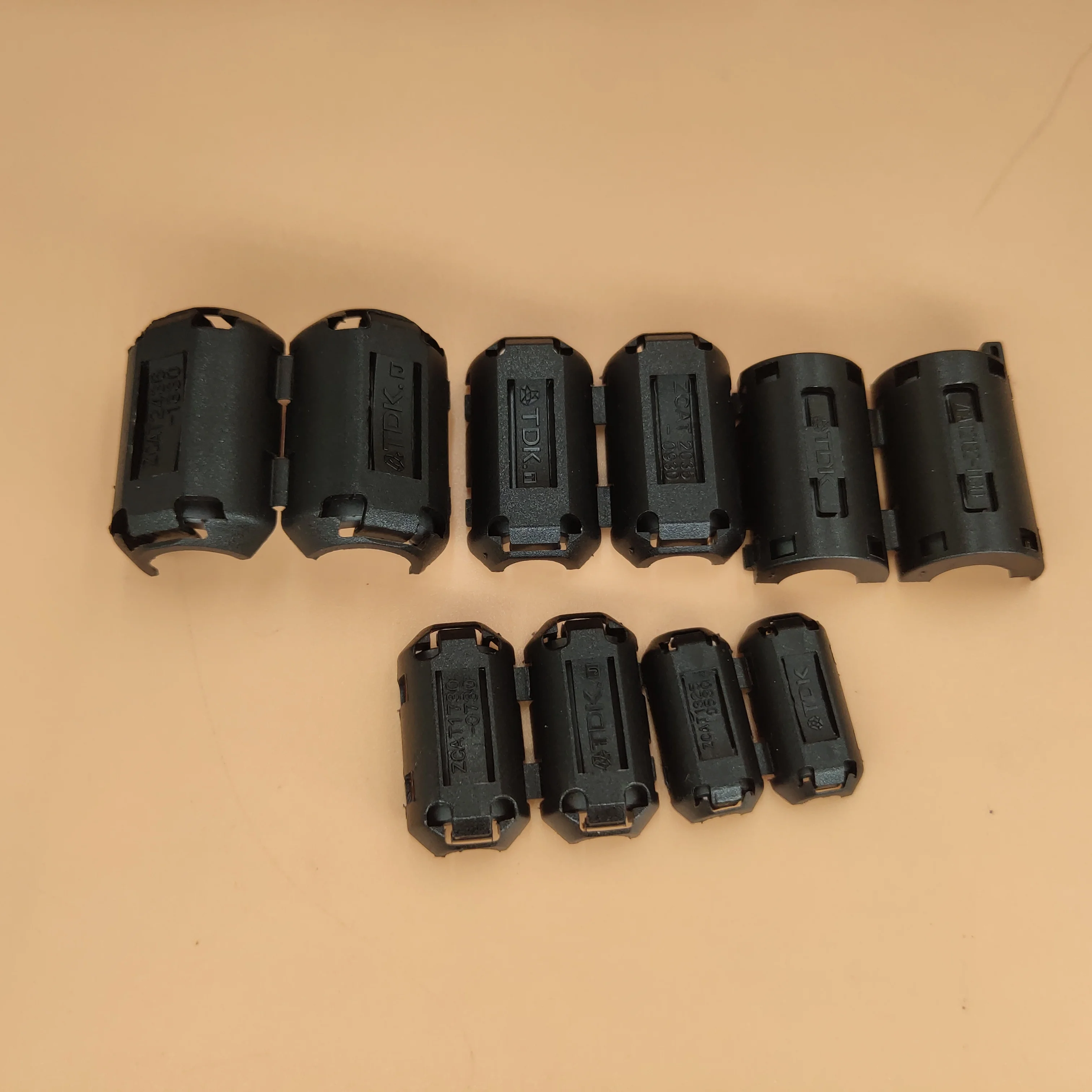 Nuovo TDK 10 Pz Nero 5/7/9/13mm staccabile anti-inceppamento schermatura a scatto anello magnetico filtro ad alta frequenza per cavo audio
