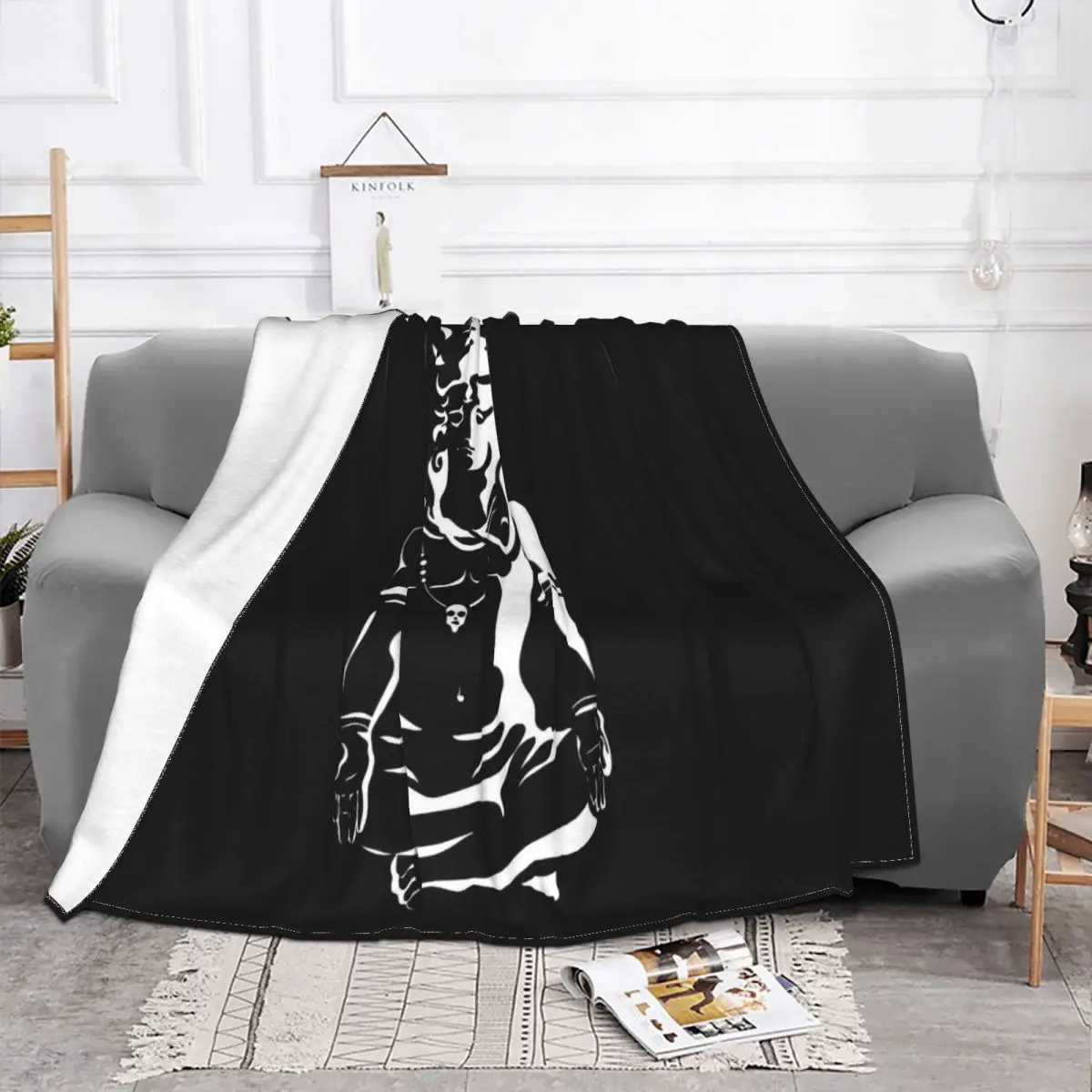 Shiva 12 Lord Shiva T Hinduism Shiv T For Mens Ladies Kids Comfortable Many Colors Pop Throw Blanket