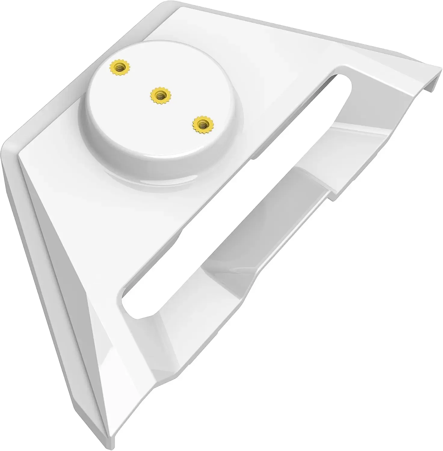 متوافق مع محول تركيب ثلاثي القوائم صغير من Starlink - 1/4 بوصة ~ 20 من سبائك الألومنيوم الملولبة للاستخدام المحمول في العربات والمركبات الترفيهية (أبيض)