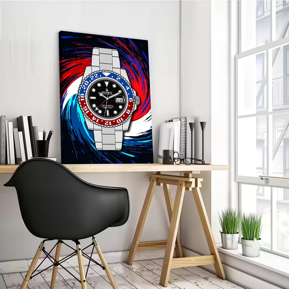 Rolexs Watches Posters Canvas Wall Arts Personalized Pictures Printing for Fans Room Decoration Aesthetics Home Decorating Art