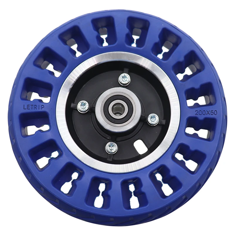 High Quality 200X50 Square Solid Wheels for 8 Inch Speedway Mini 4 Pro Tire Electric Scooter Ruima   PRO Replacement Parts