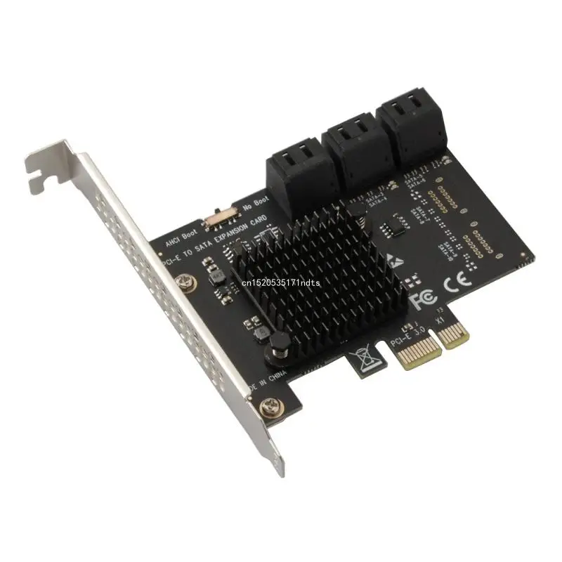 

Fast PCI-E PCIE 6 Ports for Express Expansion Card Adapter with Bracket Dropship