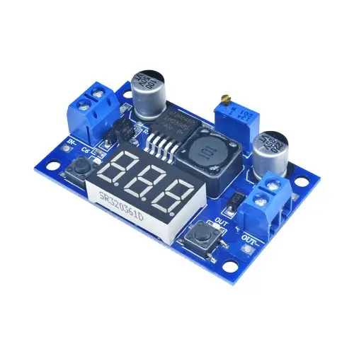1 pièces de haute qualité 2A réglable DCDC LM2596 entrée 4-40V sortie 1.25-37V DC-DC Module de régulateur d'alimentation abaisseur