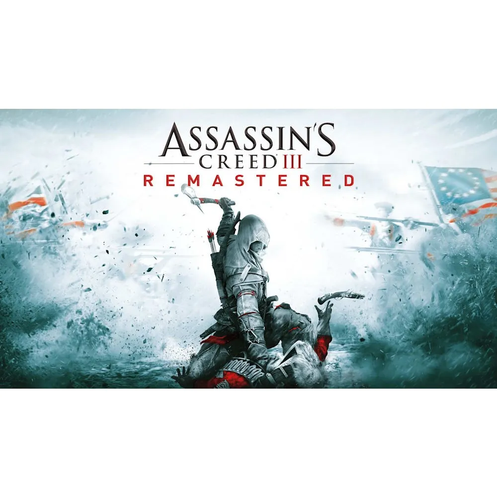 نينتندو سويتش - Assassin s Creed III Remastered - بطاقة مادية لخرطوشة الألعاب الأصلية بنسبة 100% لجهاز نينتندو سويتش OLED