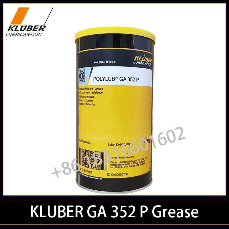 1KG Kluber GA352P Lubrication Spindle Bear POLYLUB GA 352 P for Racks Cylinder guides Pneumatic cylinders Load rollers