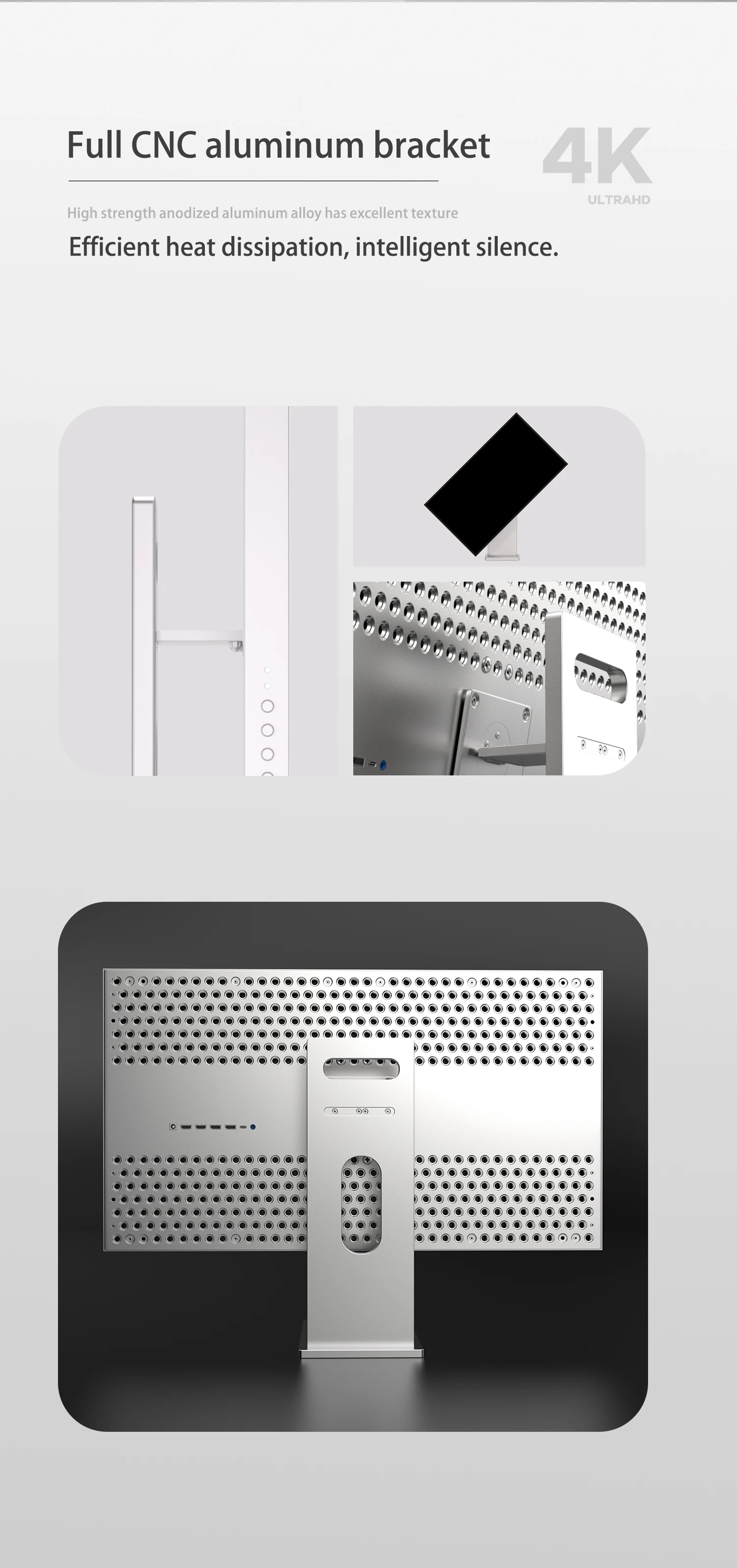 

32-дюймовый 4K Nano Black IPS монитор 3840x2160 1мс HDR600 P3 Color с поворотной подставкой и регулировкой по высоте